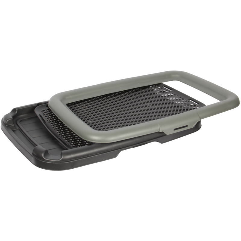 Puppy Litter Tray Training. Dog Litter Pad.