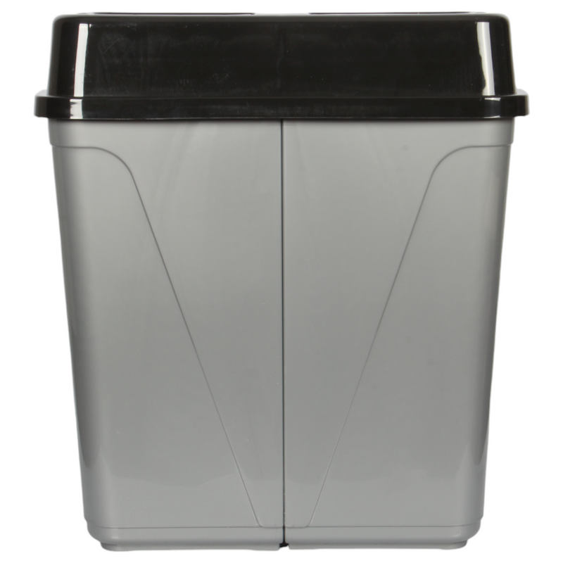 Dual Compartment Rubbish Waste Bin - 100L