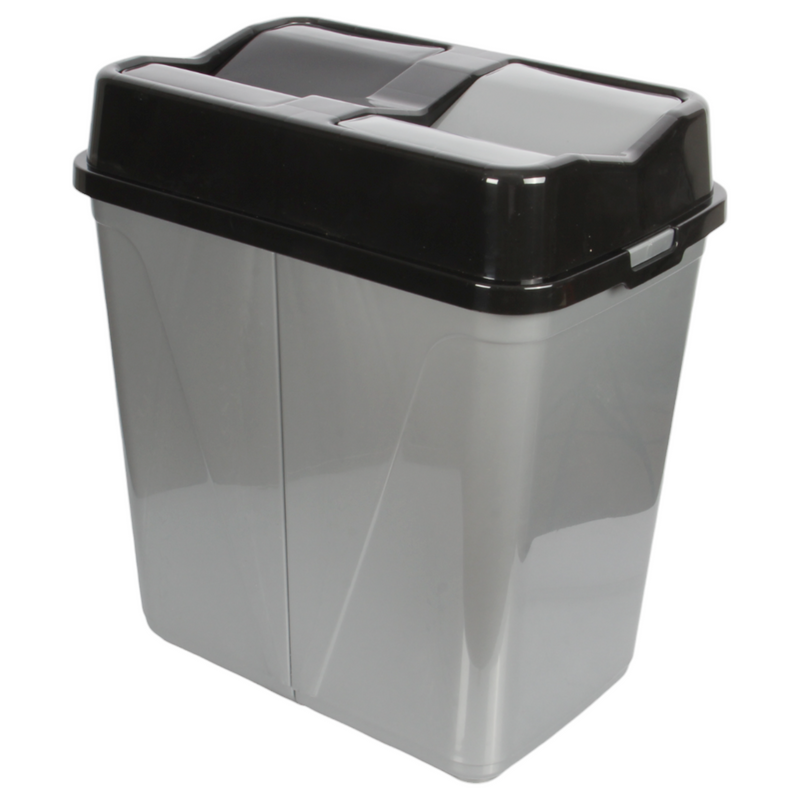 Dual Compartment Rubbish Waste Bin - 100L