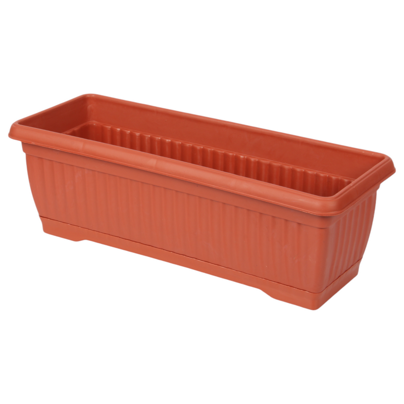 Rectangular Floor Pot Rsa Rectangular Flower Pot with Drip Tray. ( | All In One London