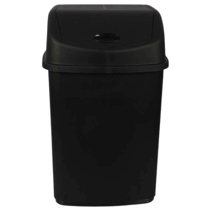 35L Large Swing Top Kitchen Bin. Plastic Dustbin with Flip Top Lid.