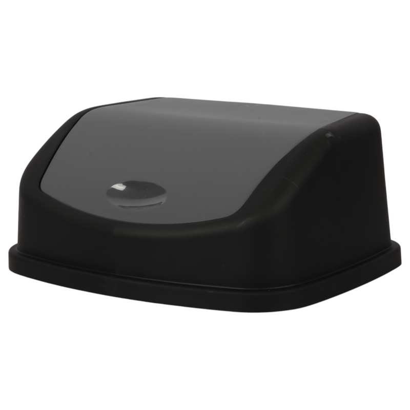 35L Large Swing Top Kitchen Bin. Plastic Dustbin with Flip Top Lid.