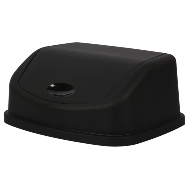 35L Large Swing Top Kitchen Bin. Plastic Dustbin with Flip Top Lid.