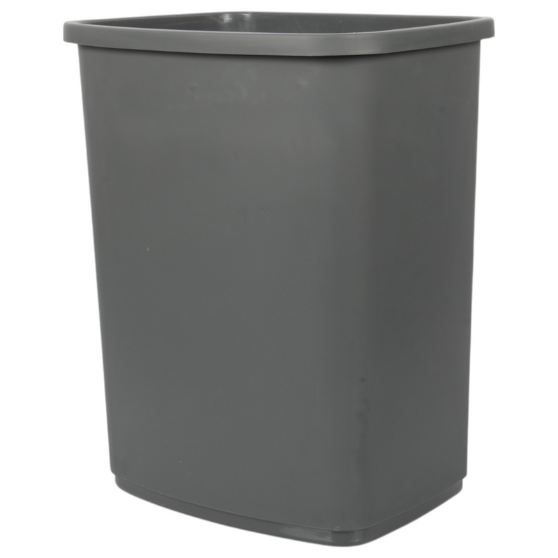 35L Large Swing Top Kitchen Bin. Plastic Dustbin with Flip Top Lid.