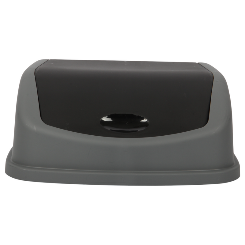 35L Large Swing Top Kitchen Bin. Plastic Dustbin with Flip Top Lid.
