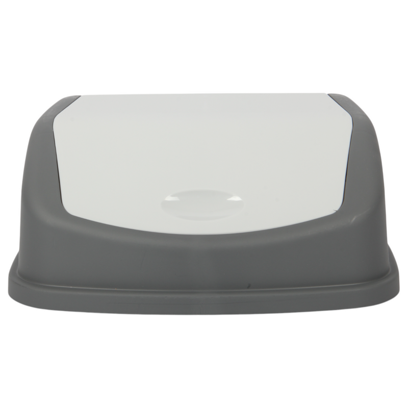 35L Large Swing Top Kitchen Bin. Plastic Dustbin with Flip Top Lid.