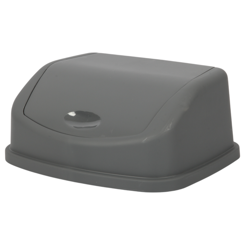 35L Large Swing Top Kitchen Bin. Plastic Dustbin with Flip Top Lid.