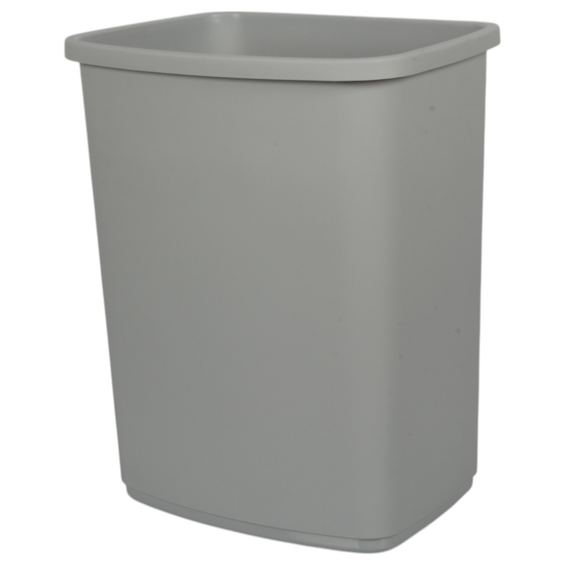 35L Large Swing Top Kitchen Bin. Plastic Dustbin with Flip Top Lid.