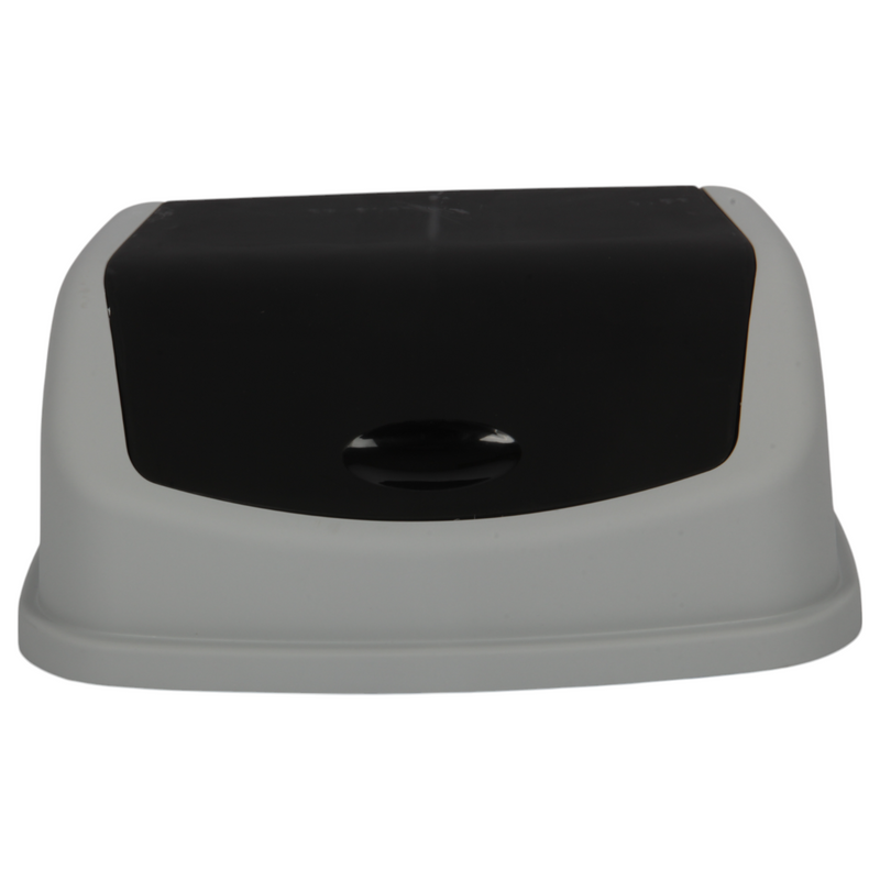 35L Large Swing Top Kitchen Bin. Plastic Dustbin with Flip Top Lid.