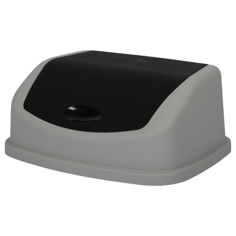 35L Large Swing Top Kitchen Bin. Plastic Dustbin with Flip Top Lid.