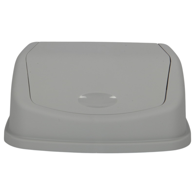 35L Large Swing Top Kitchen Bin. Plastic Dustbin with Flip Top Lid.