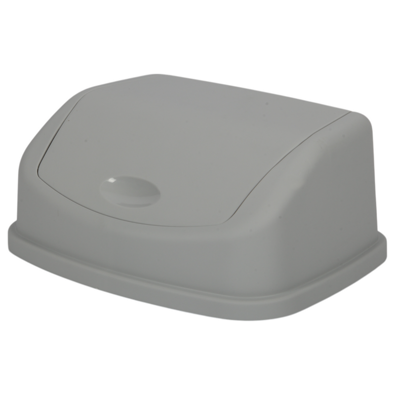 35L Large Swing Top Kitchen Bin. Plastic Dustbin with Flip Top Lid.