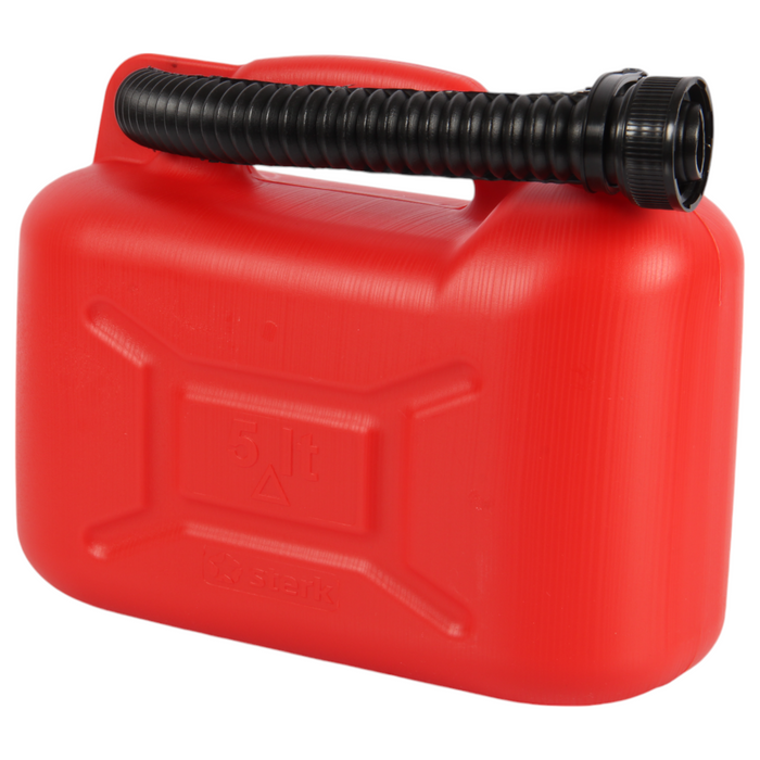 Jolie Max 5L Plastic Fuel Tank Can – Durable Jerry Can for Petrol, Diesel, and Oil Storage with Handle & Flexible Pouring Spout, UN Certified (UN 3H1/Y0.9/150)