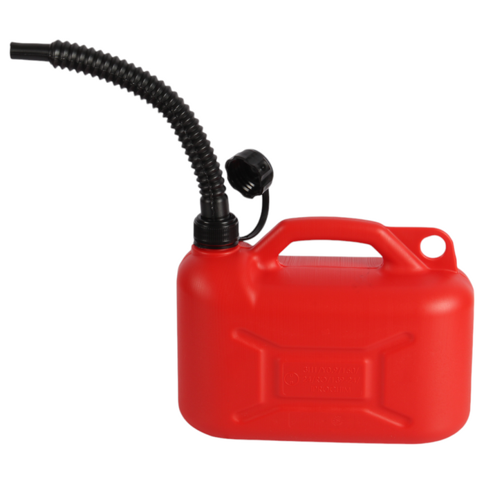 Jolie Max 5L Plastic Fuel Tank Can – Durable Jerry Can for Petrol, Diesel, and Oil Storage with Handle & Flexible Pouring Spout, UN Certified (UN 3H1/Y0.9/150)