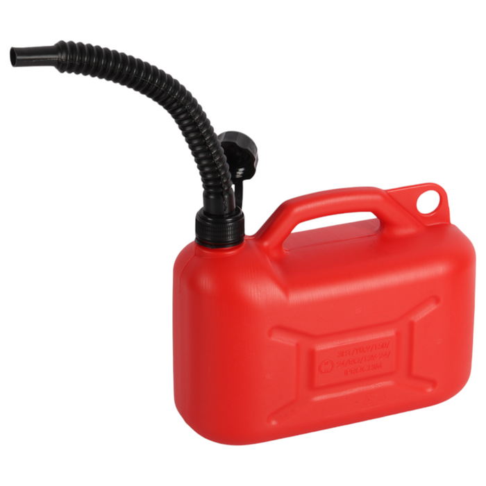 Jolie Max 5L Plastic Fuel Tank Can – Durable Jerry Can for Petrol, Diesel, and Oil Storage with Handle & Flexible Pouring Spout, UN Certified (UN 3H1/Y0.9/150)