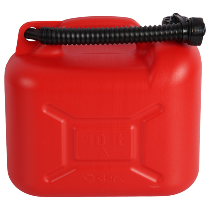 Jolie Max 10L Plastic Fuel Tank Can – Durable Jerry Can for Petrol, Diesel, and Oil Storage with Handle & Flexible Pouring Spout, UN Certified (UN 3H1/Y0.9/150)