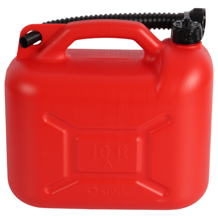 Jolie Max 10L Plastic Fuel Tank Can – Durable Jerry Can for Petrol, Diesel, and Oil Storage with Handle & Flexible Pouring Spout, UN Certified (UN 3H1/Y0.9/150)