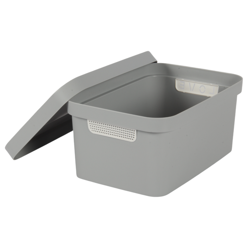 Jolie Max 7.5L Smart Storage Box – Stackable & Nestable Plastic Organizer. Space-Saving & Stylish Solution.