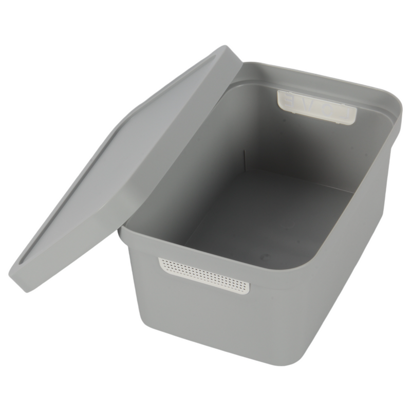 Jolie Max 7.5L Smart Storage Box – Stackable & Nestable Plastic Organizer. Space-Saving & Stylish Solution.