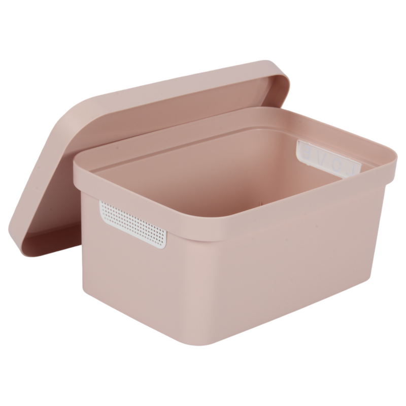 Jolie Max 7.5L Smart Storage Box – Stackable & Nestable Plastic Organizer. Space-Saving & Stylish Solution.