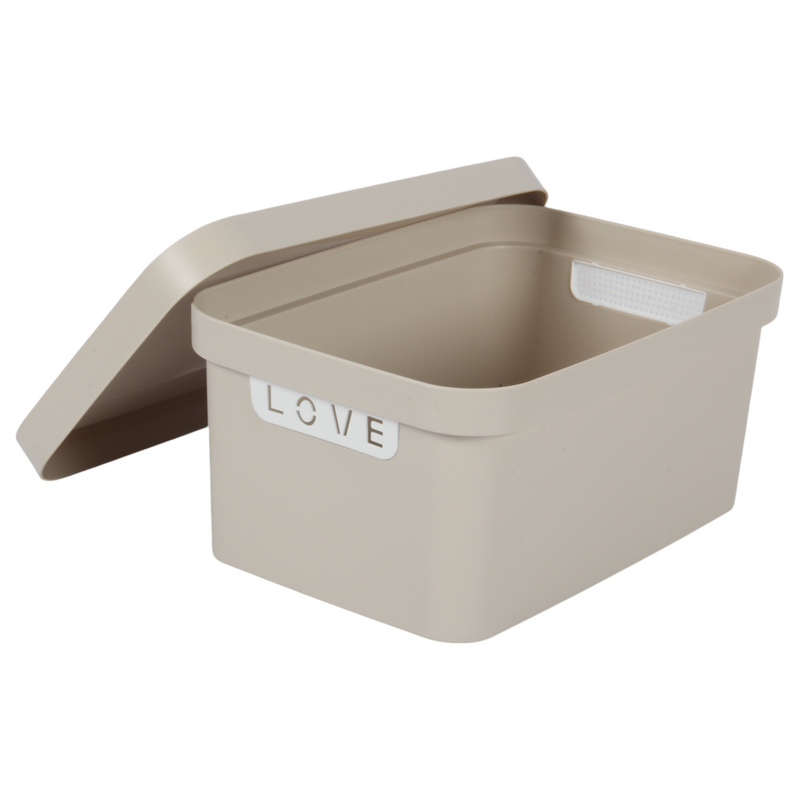 Jolie Max 7.5L Smart Storage Box – Stackable & Nestable Plastic Organizer. Space-Saving & Stylish Solution.