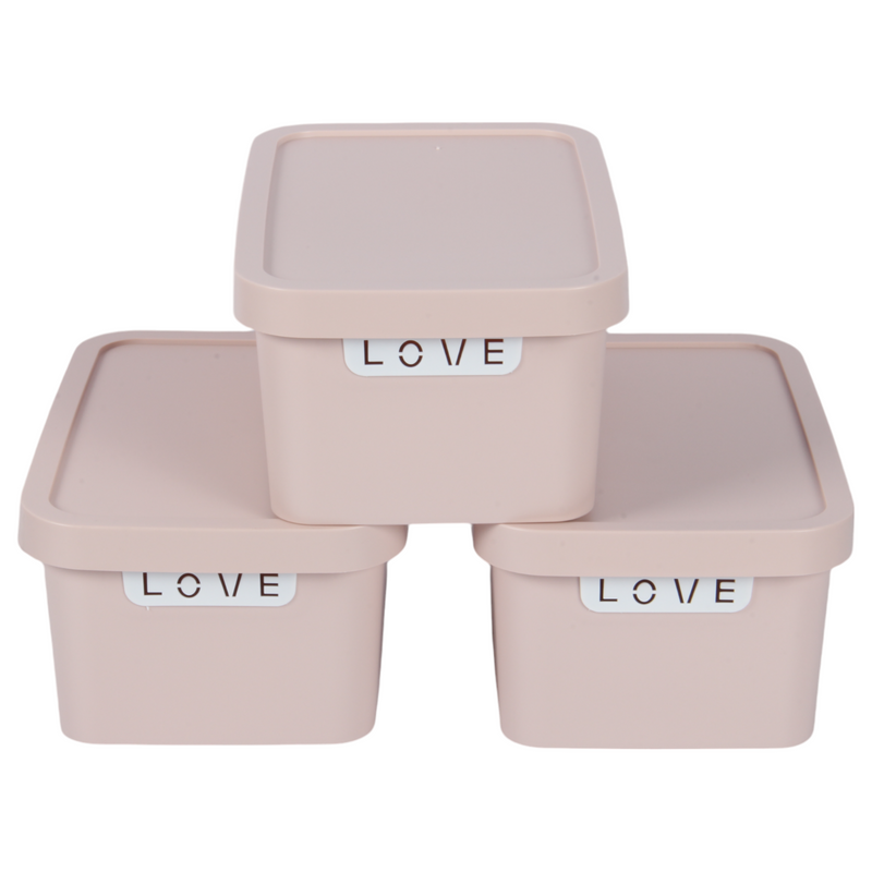 Jolie Max (Pack of 3) 7.5L Smart Storage Box – Stackable & Nestable Plastic Organizer. Space-Saving & Stylish Solution.