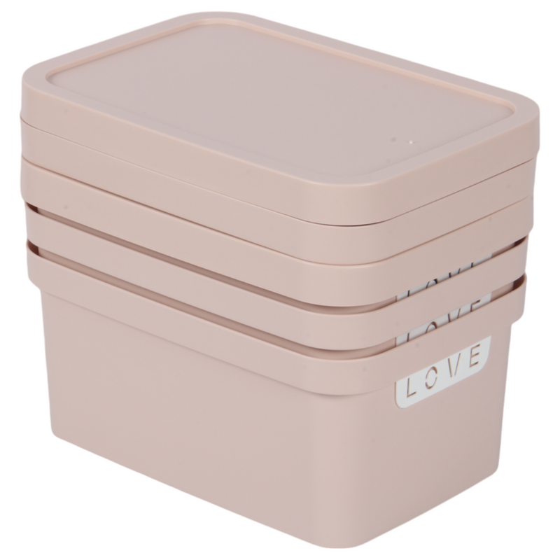 Jolie Max (Pack of 3) 7.5L Smart Storage Box – Stackable & Nestable Plastic Organizer. Space-Saving & Stylish Solution.