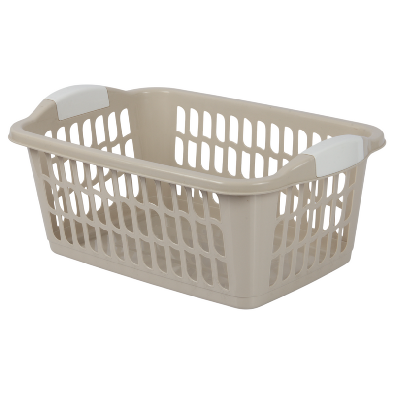 Jolie Max 30L Rectangular Plastic Laundry Baskets. (Pack of 3)