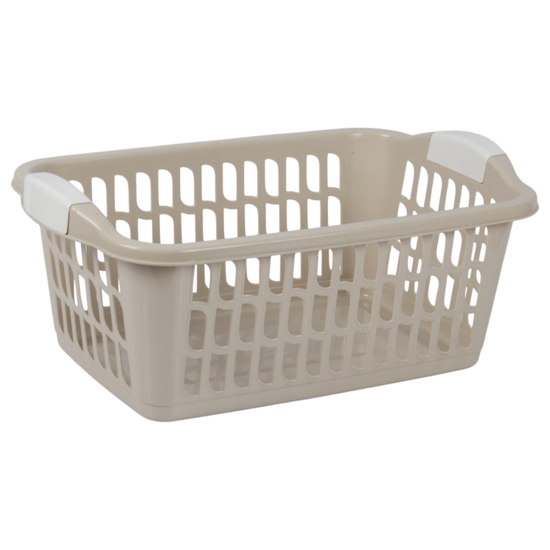 Jolie Max 30L Rectangular Plastic Laundry Baskets. (Pack of 3)