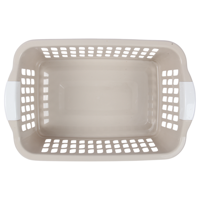 Jolie Max 30L Rectangular Plastic Laundry Baskets. (Pack of 3)