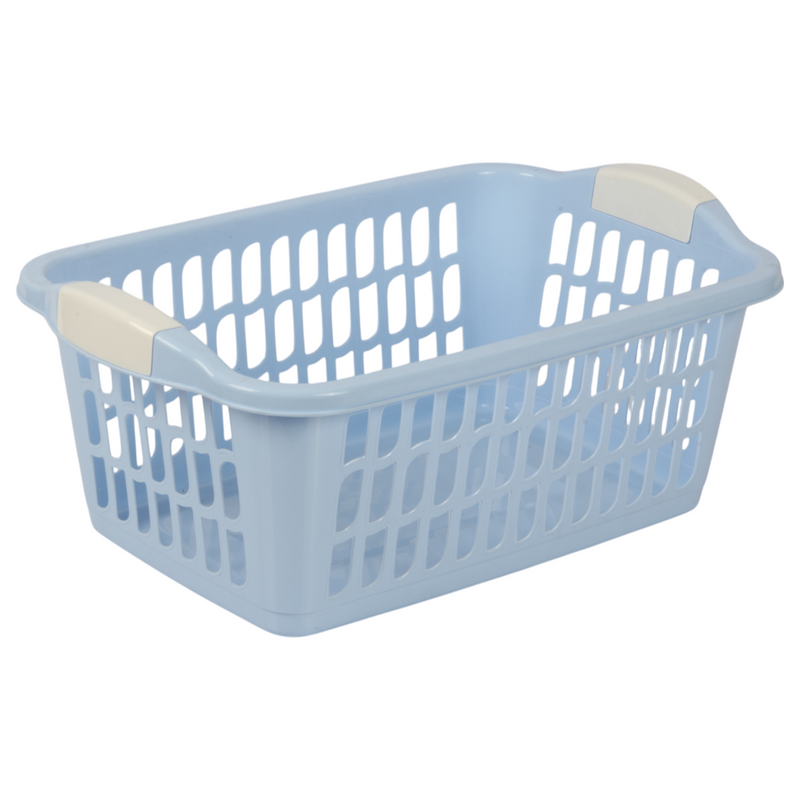Jolie Max 30L Rectangular Plastic Laundry Baskets. (Pack of 3)