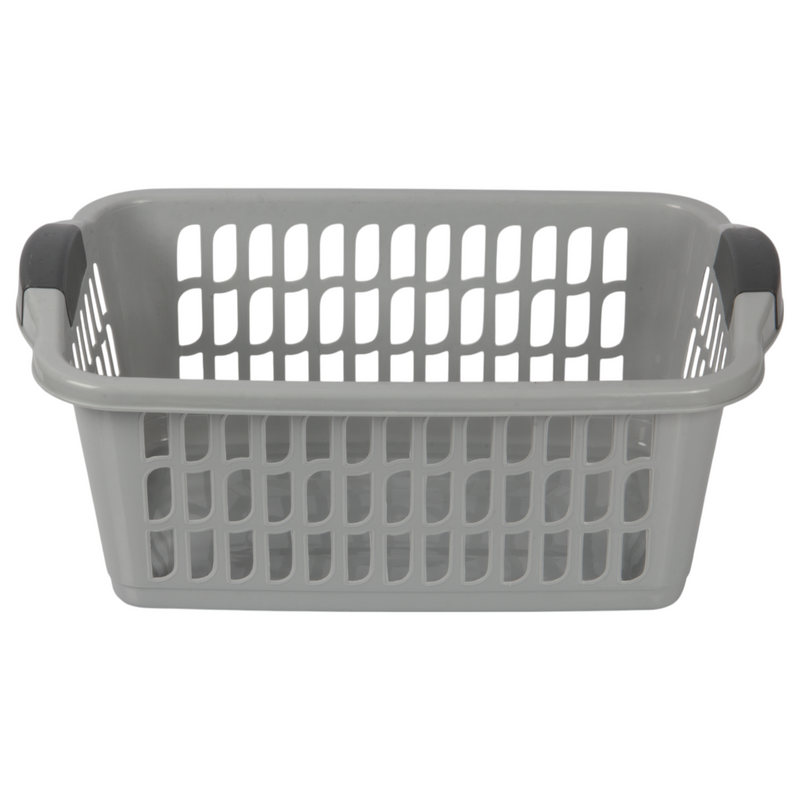 Jolie Max 30L Rectangular Plastic Laundry Baskets. (Pack of 3)