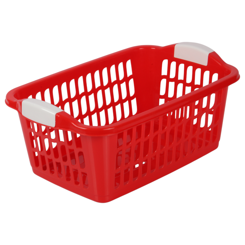 Jolie Max 30L Rectangular Plastic Laundry Baskets. (Pack of 3)