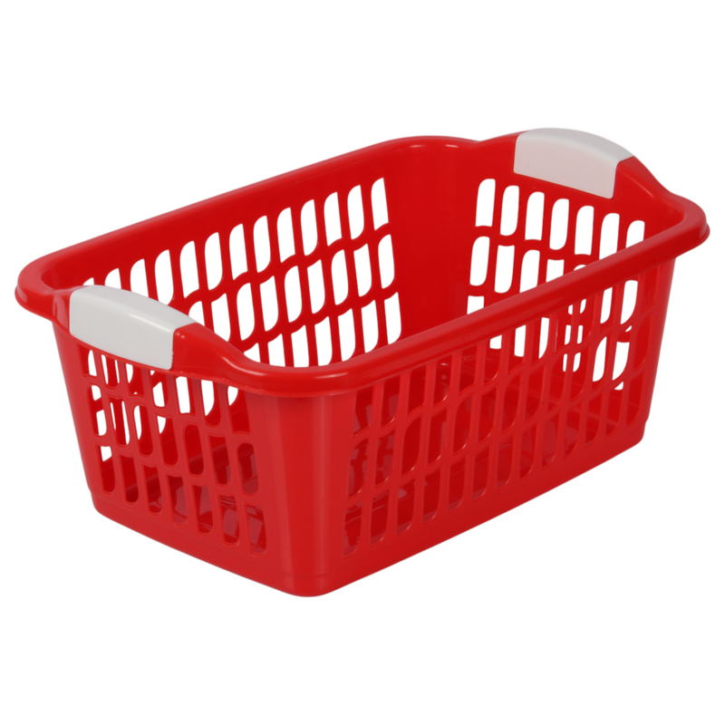 Jolie Max 30L Rectangular Plastic Laundry Baskets. (Pack of 3)