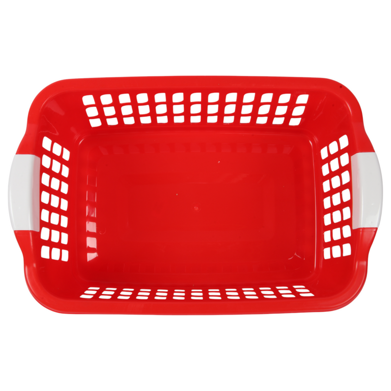 Jolie Max 30L Rectangular Plastic Laundry Baskets. (Pack of 3)