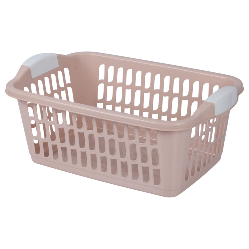 Jolie Max 30L Rectangular Plastic Laundry Baskets. (Pack of 3)