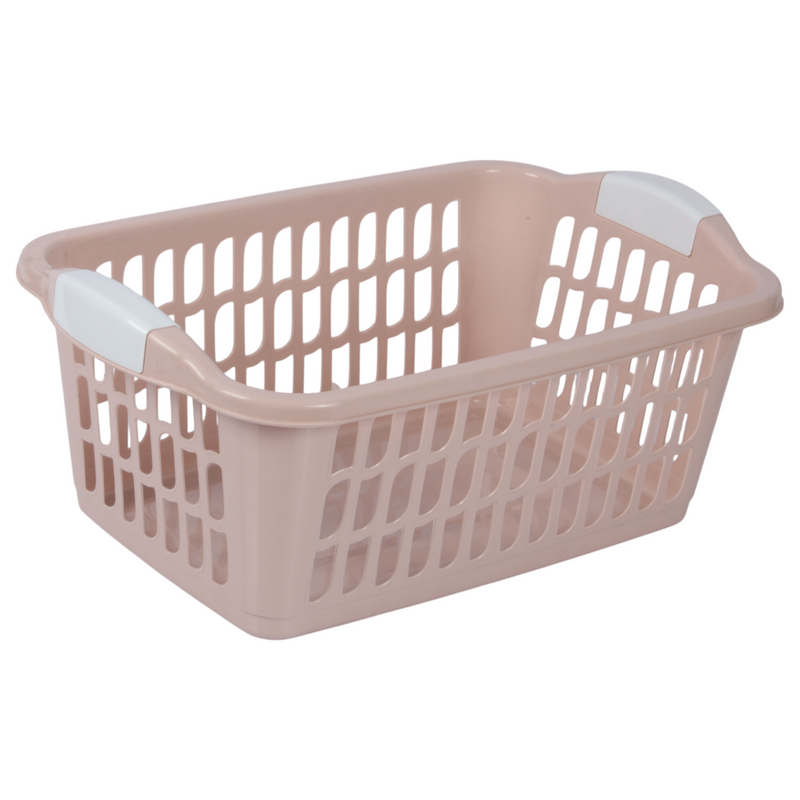 Jolie Max 30L Rectangular Plastic Laundry Baskets. (Pack of 3)