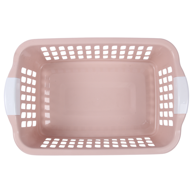 Jolie Max 30L Rectangular Plastic Laundry Baskets. (Pack of 3)