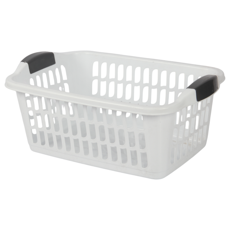 Jolie Max 30L Rectangular Plastic Laundry Baskets. (Pack of 3)
