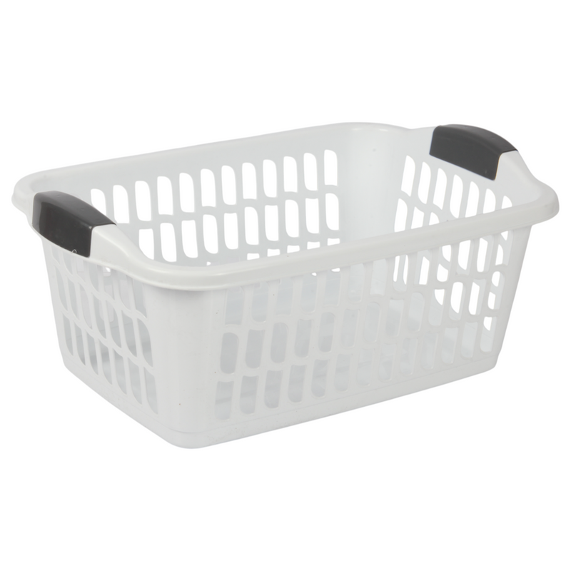 Jolie Max 30L Rectangular Plastic Laundry Baskets. (Pack of 3)