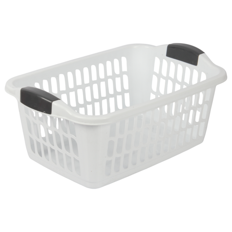 Jolie Max 30L Rectangular Plastic Laundry Baskets. (Pack of 3)