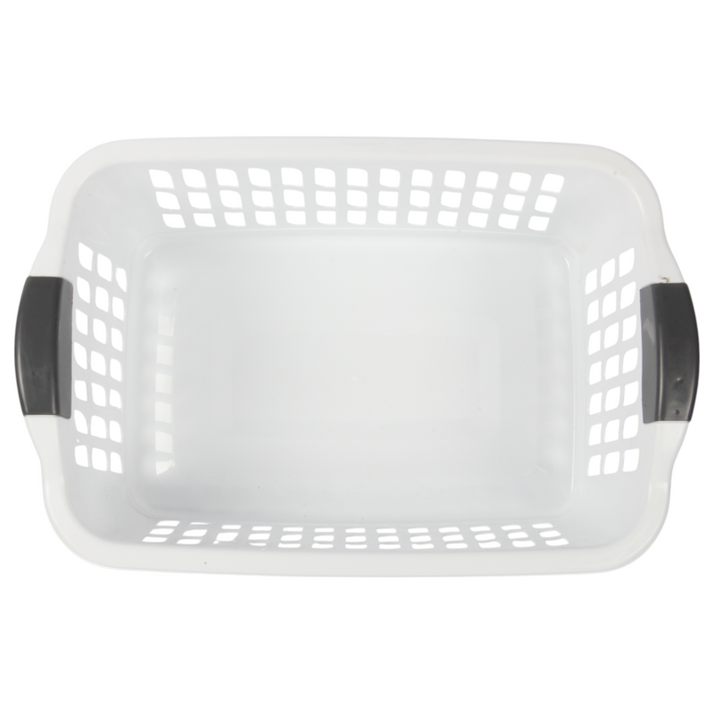 Jolie Max 30L Rectangular Plastic Laundry Baskets. (Pack of 3)