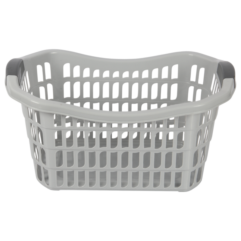 Jolie Max 50L Rectangular Plastic Laundry Baskets. (Pack of 2)