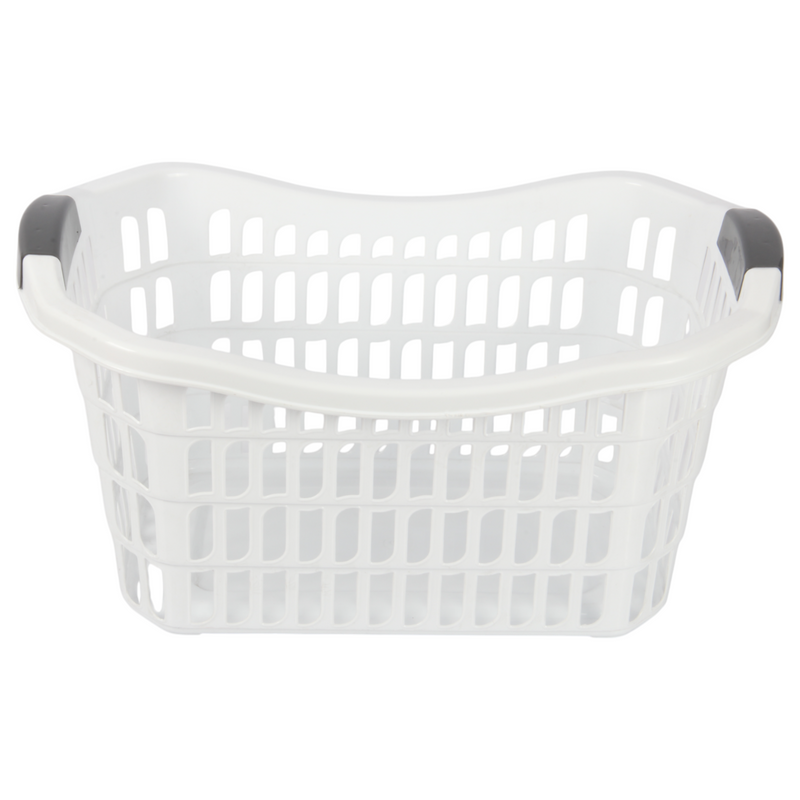 Jolie Max 50L Rectangular Plastic Laundry Baskets. (Pack of 2)