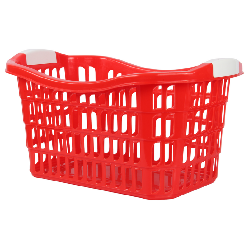 Jolie Max 50L Rectangular Plastic Laundry Baskets. (Pack of 2)
