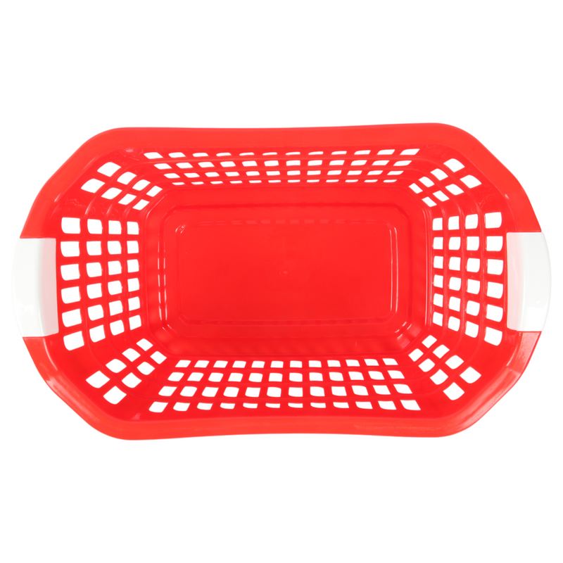 Jolie Max 50L Rectangular Plastic Laundry Baskets. (Pack of 2)
