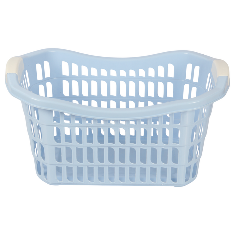 Jolie Max 50L Rectangular Plastic Laundry Baskets. (Pack of 2)