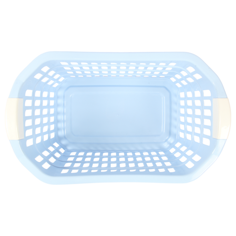 Jolie Max 50L Rectangular Plastic Laundry Baskets. (Pack of 2)