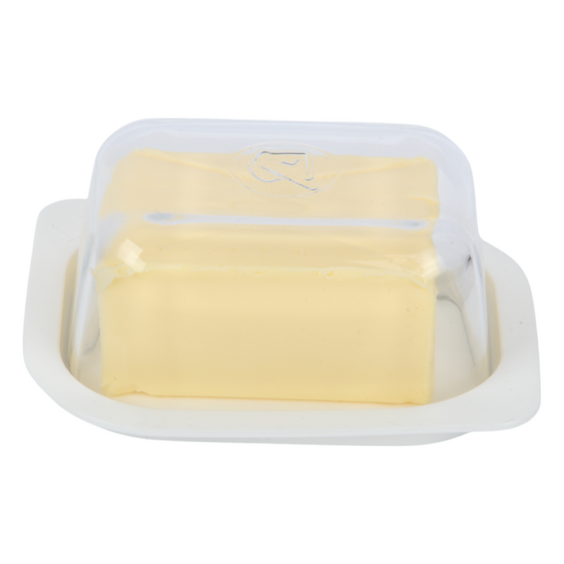4x Glass Food Storage Container. Butter Dish with Lid. (405 cc/ml)