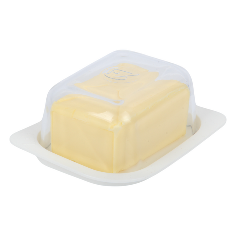 4x Glass Food Storage Container. Butter Dish with Lid. (405 cc/ml)